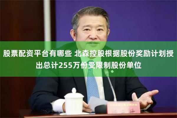 股票配资平台有哪些 北森控股根据股份奖励计划授出总计255万份受限制股份单位